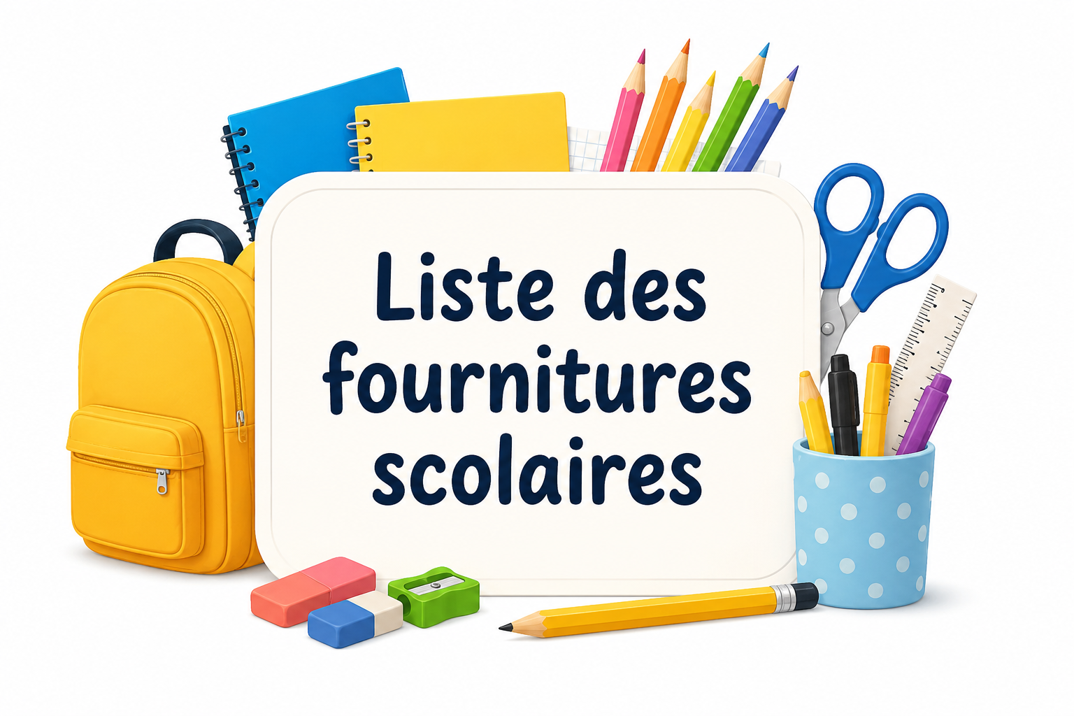 Liste des fournitures 2026