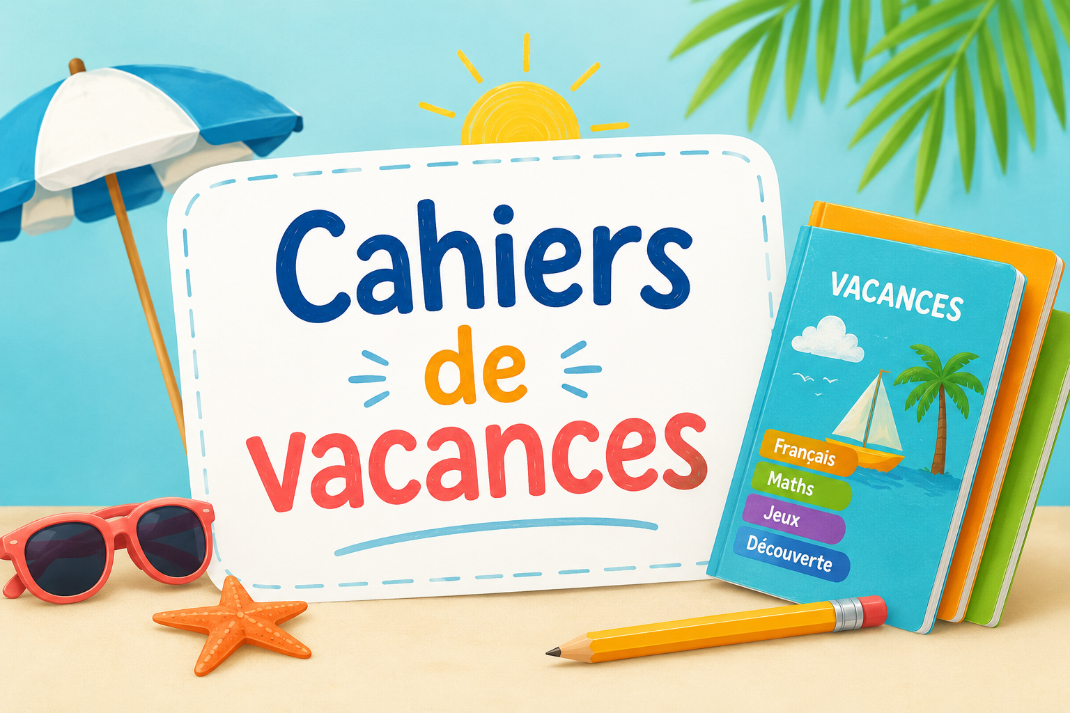 Des cahiers de vacances pour accompagner les élèves pendant l’été